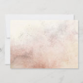 ボホトロピカルフローラ結婚のリハーサルディナー 招待状 (裏面)