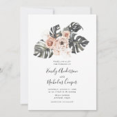ボホトロピカルフローラ結婚ズ 招待状 (正面)