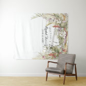 ボホトロピカルブライダルシャワーフォトブース タペストリー (インサイチュ(横))