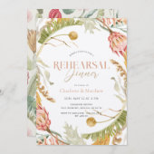 ボホトロピカルボタニカルリハーサルディナー 招待状 (正面/裏面)