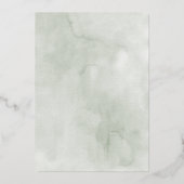 ボホトロピカルラブ結婚ズ金ゴールド 箔招待状 (裏面)