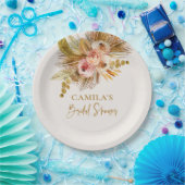 ボホトロピカル紙プレートパーティーテーブルデコールC103 ペーパープレート (パーティー)