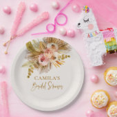 ボホトロピカル紙プレートパーティーテーブルデコールC103 ペーパープレート (パーティー)