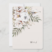 ボホトロピカル結婚ズ 招待状 (裏面)