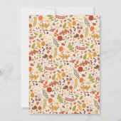 ボホドライト素朴ナム秋の結婚式披露宴 招待状 (裏面)