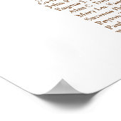 ボホドライパームパンパスグラスダスティバラ金ゴールドアーチ ポスター (角)