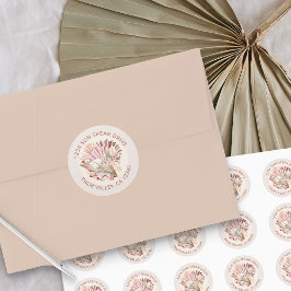 ボホドライパーム熱帯紅葉差出人住所 ラウンドシール