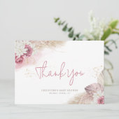 ボホドライボタニカルバラフラットサンキューカード サンキューカード (スタンド正面)