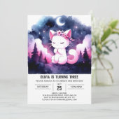 ボホドリーミーキャット誕生日 招待状 (スタンド正面)