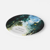 ボホドリームウッドランド誕生日 ペーパープレート (アングル)