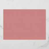 ボホドリームキャッチャーバラスクリプト写真卒業 箔招待状 (裏面)