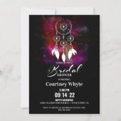 ボホドリームキャッチャーブライダルシャワー 招待状 (正面)