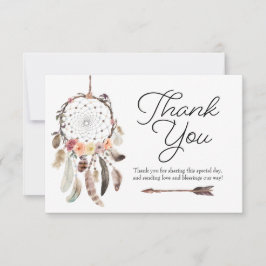 ボホドリームキャッチャー夕闇サンキューカード 出欠カード