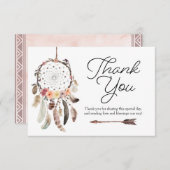 ボホドリームキャッチャー夕闇サンキューカード 出欠カード (正面/裏面)