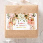 ボホドリームキャッチャー水瓶贈呈ありがとう ラベル (インサイチュ)