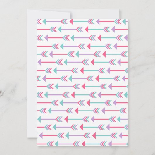 ボホドリームキャッチャー注意三長三歳 招待状 (裏面)