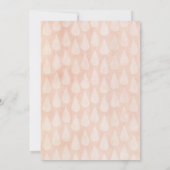 ボホドリームキャッチャー素朴ベビーシャワー招待状 招待状 (裏面)