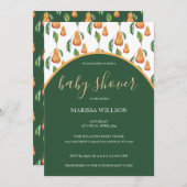 ボホナシ水彩手色彩の鮮やか形 招待状 (正面/裏面)