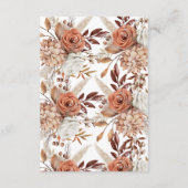 ボホニュートラルウォーターカラーパンパ結婚ス詳細 エンクロージャーカード (裏面)