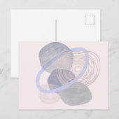 ボホニュートラルオーガニックシェイプズアートポストカード ポストカード (正面/裏面)