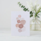 ボホニュートラルオーガニックシェイプズアートポストカード ポストカード (スタンド正面)