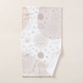 ボホニュートラル宇宙ドードルズエステティックデザイン バスタオルセット (ハンドタオル)