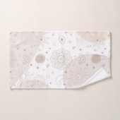 ボホニュートラル宇宙ドードルズエステティックデザイン バスタオルセット (ハンドタオル)