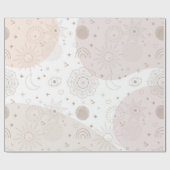 ボホニュートラル宇宙ドードルズエステティックデザイン ラッピングペーパー (フラット)