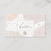 ボホニュートラル宇宙ドードルズエステティックデザイン 名刺 (正面)