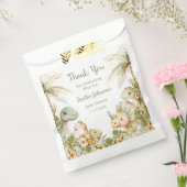 ボホニュートラル恐竜の赤ちゃんシャワー フェイバーバッグ (封をした状態)