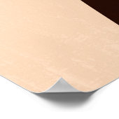 ボホニュートラル抽象芸術トバルレインボーウォールアート ポスター (角)