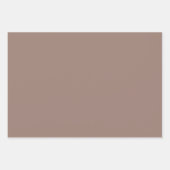 ボホニュートラル無地のカラークリスマス ラッピングペーパーシート (正面3)