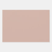 ボホニュートラル無地のカラークリスマス ラッピングペーパーシート (正面2)