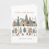 ボホニュートラル素朴アーストーンミニマリストビレッジ シーズンカード (正面)