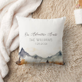 ボホニュートラル結婚マウンテンズカップル クッション