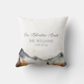 ボホニュートラル結婚マウンテンズカップル クッション (裏面)