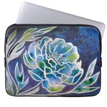 ボホネイビーブルーシテラルダリアフローラ水彩色