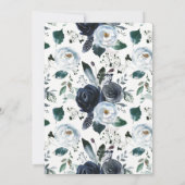 ボホネービーピーニオンホワイト|結婚’s 招待状 (裏面)