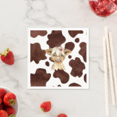 ボホハイランドカウズプリントナプキンス スタンダードカクテルナプキン (インサイチュ)