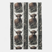 ボホハイランドカウズ キッチンタオル (縦)