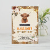 ボホハイランド牛の招待 招待状 (スタンド正面)