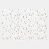 ボホハウスアンドツリーズクリスマス ラッピングペーパーシート (正面3)