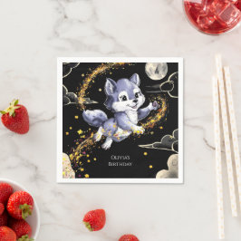 ボホハウリングウルフ誕生日 スタンダードカクテルナプキン