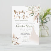ボホハッピーエバーアフターブライダルシャワー 招待状 (スタンド正面)