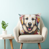 ボホハッピードッグスタイリッシュ- & 鮮やかDecor クッション (椅子)