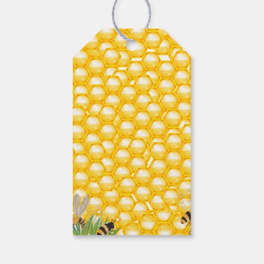 ボホハニービーテーマ感謝していユー誕生日 ギフトタグ (裏面)