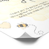 ボホハニービーベイビーシャワーおしゃぶり狩り ポスター (角)