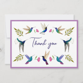 ボホハミングバード サンキューカード