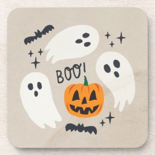 ボホハロウィンカワイイ幽霊 コースター