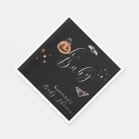 ボホハロウィン男女兼用オ赤ちゃんシャワー スタンダードランチョンナプキン (角)
